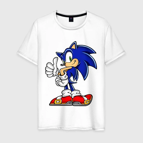 Мужская футболка Sonic / Белый – фото 1