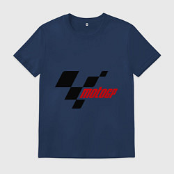 Футболка хлопковая мужская Motogp, цвет: тёмно-синий
