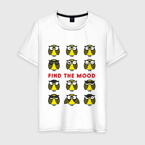 Мужская футболка Find the Mood / Белый – фото 1