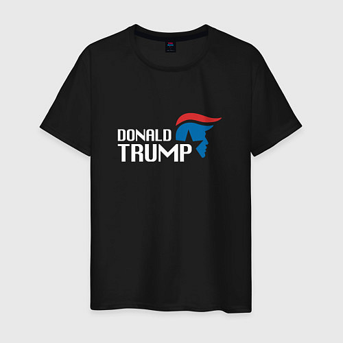 Мужская футболка Donald Trump Logo / Черный – фото 1