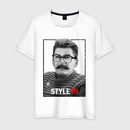 Мужская футболка Stalin: Style in / Белый – фото 1