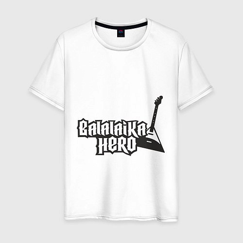 Мужская футболка Balalaika hero / Белый – фото 1