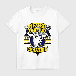 Мужская футболка Never Give Up: Cenation