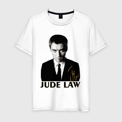 Мужская футболка Jude Law / Белый – фото 1