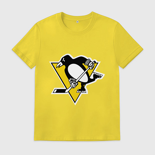 Мужская футболка Pittsburgh Penguins / Желтый – фото 1