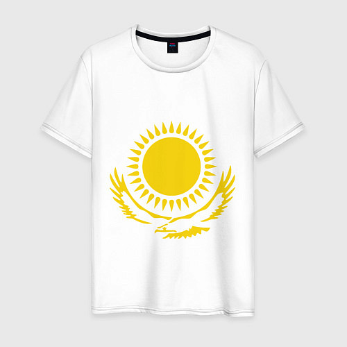 Мужская футболка Казахстан / Белый – фото 1