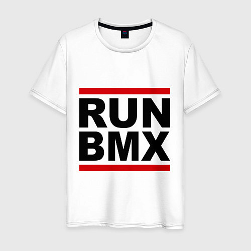 Мужская футболка RUN BMX / Белый – фото 1