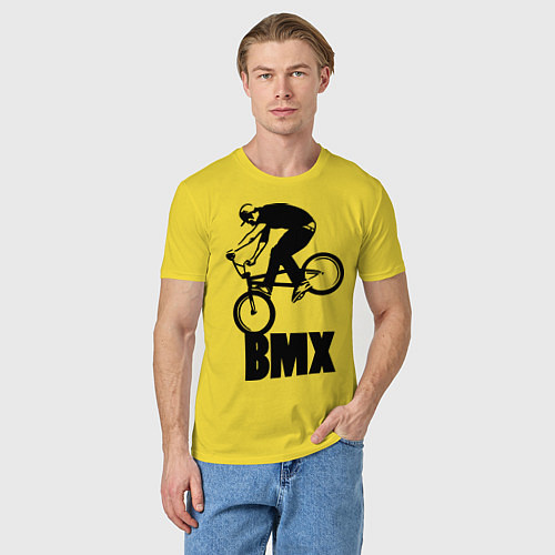 Мужская футболка BMX 3 / Желтый – фото 3