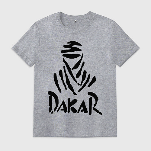Мужская футболка Rally Dakar / Меланж – фото 1