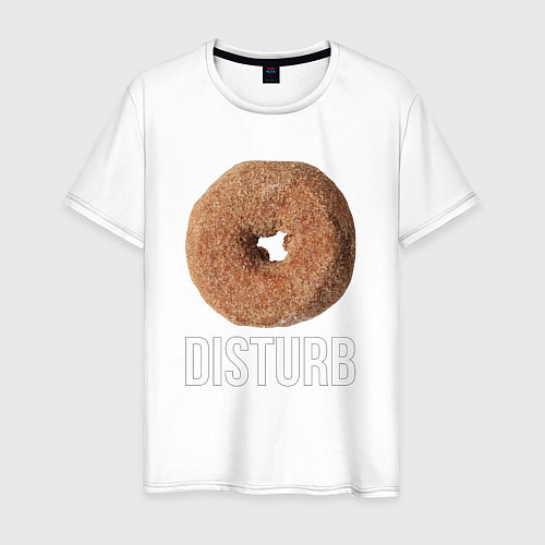 Мужская футболка Disturb Donut / Белый – фото 1
