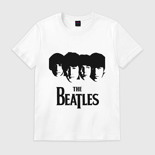Мужская футболка The Beatles: Faces / Белый – фото 1