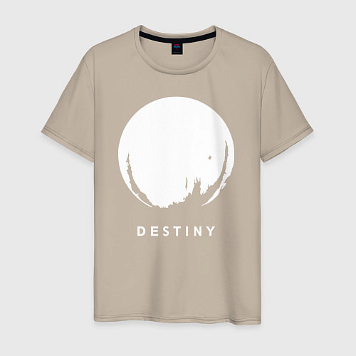 Мужская футболка Destiny Planet / Миндальный – фото 1