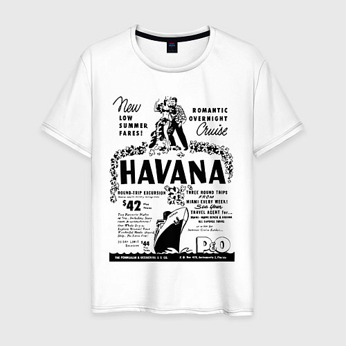 Мужская футболка Havana Cuba / Белый – фото 1