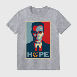 Футболка хлопковая мужская G-Man Hope, цвет: меланж