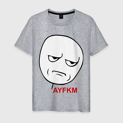 Мужская футболка AYFKM / Меланж – фото 1