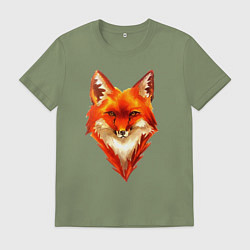 Мужская футболка Огенный лис