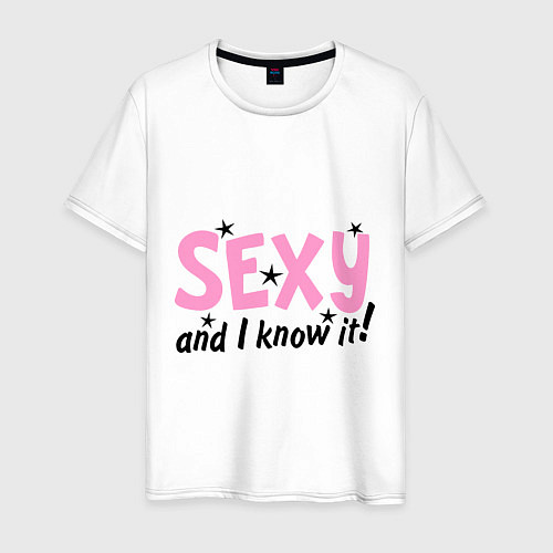 Мужская футболка Sexy and i know it / Белый – фото 1