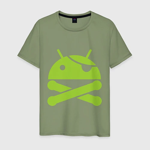 Мужская футболка Android super user / Авокадо – фото 1