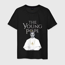 Футболка хлопковая мужская The Young Pope, цвет: черный