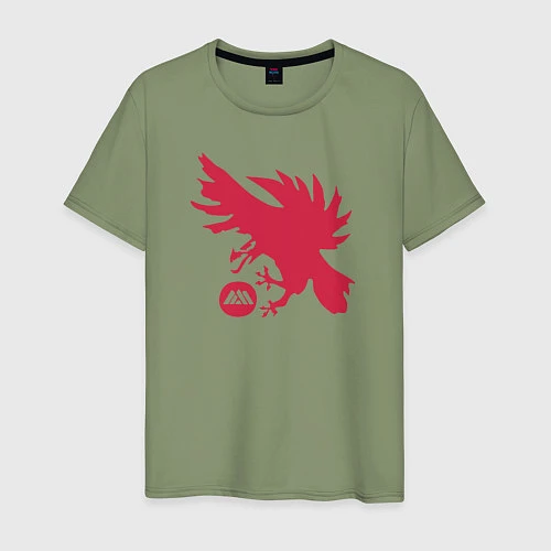 Мужская футболка Warlock Eagle / Авокадо – фото 1