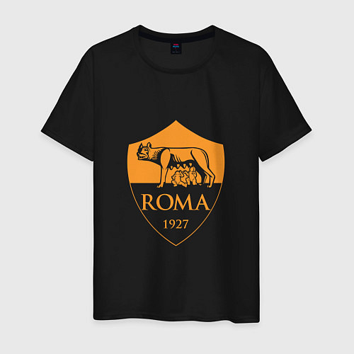 Мужская футболка AS Roma: Autumn Top / Черный – фото 1