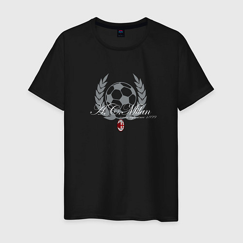 Мужская футболка AC Milan - Since 1899 NEW 2022 / Черный – фото 1