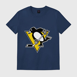 Футболка хлопковая мужская Pittsburgh Penguins: 10, цвет: тёмно-синий