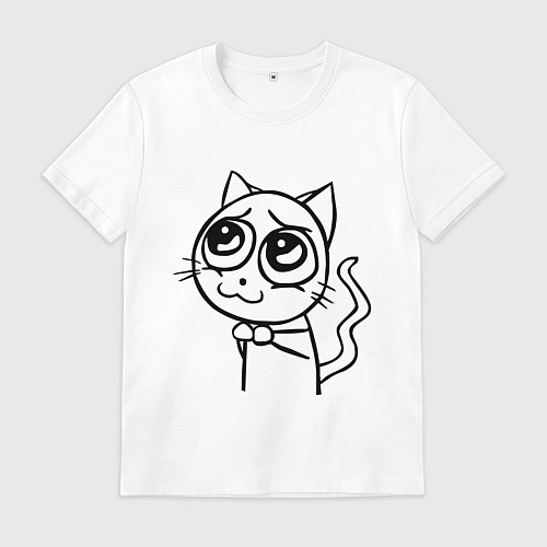 Мужская футболка Please (пожалуйста) / Белый – фото 1