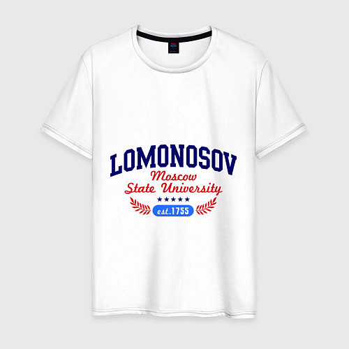 Мужская футболка Lomonosov MSU / Белый – фото 1