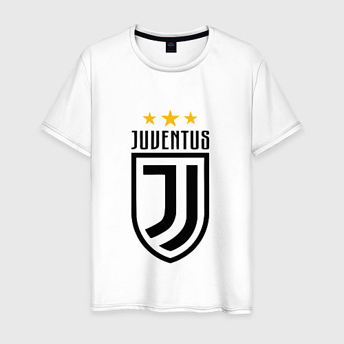 Мужская футболка Juventus FC: 3 stars / Белый – фото 1