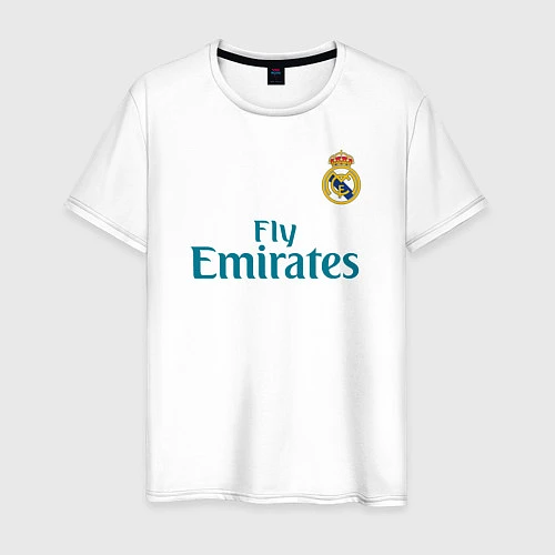 Мужская футболка Real Madrid: Ronaldo 07 / Белый – фото 1