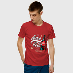 Футболка хлопковая мужская Nuka-Cola Enjoy, цвет: красный — фото 2