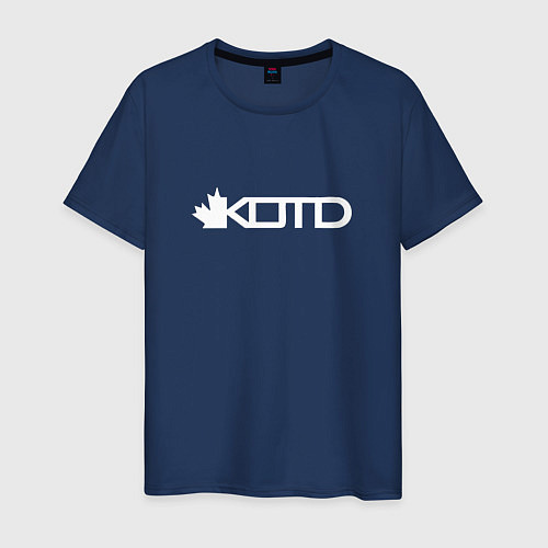 Мужская футболка KOTD / Тёмно-синий – фото 1