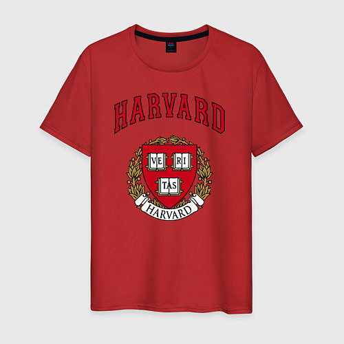 Мужская футболка Harvard university / Красный – фото 1
