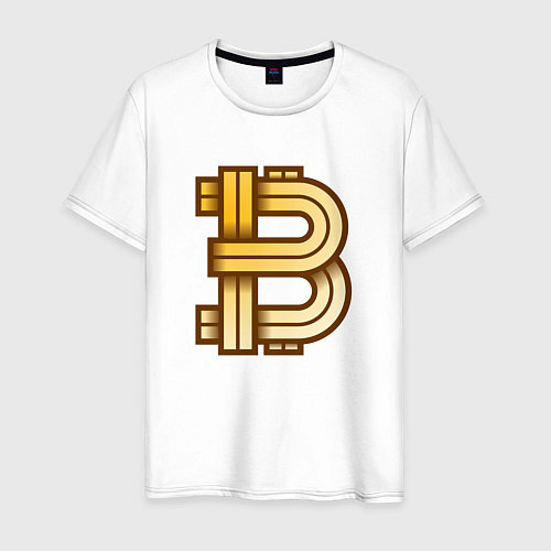 Мужская футболка Bitcoin is a new era / Белый – фото 1