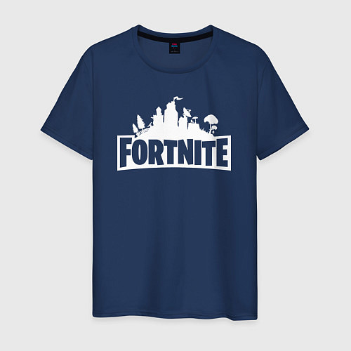 Мужская футболка Fortnite / Тёмно-синий – фото 1