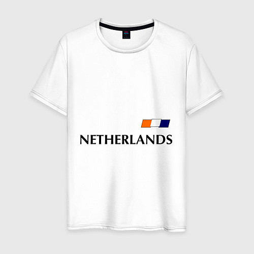 Мужская футболка Сборная Нидерландов: 7 номер / Белый – фото 1