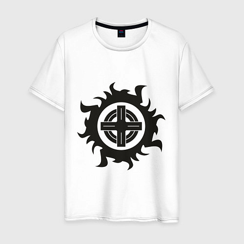 Мужская футболка Солнце героев / Белый – фото 1