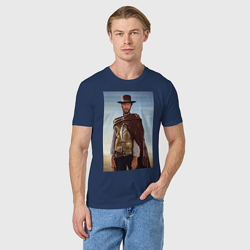 Мужская футболка Clint Eastwood / Тёмно-синий – фото 3