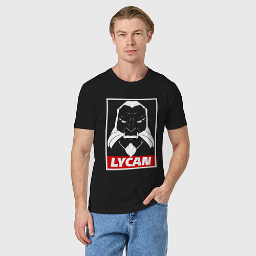 Мужская футболка Lycan Poster / Черный – фото 3