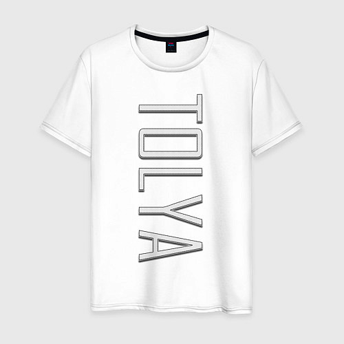 Мужская футболка Tolya Font / Белый – фото 1