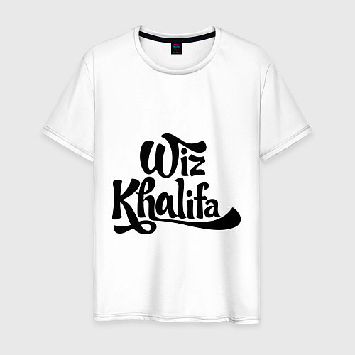 Мужская футболка Wiz Khalifa / Белый – фото 1