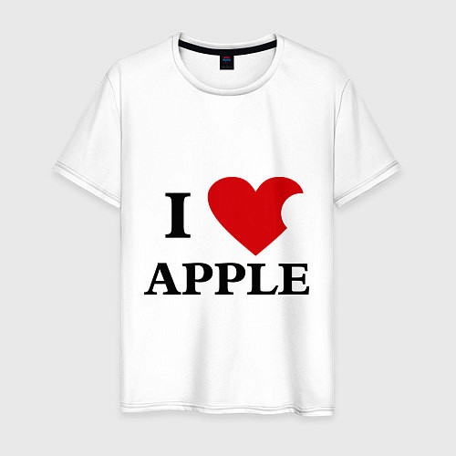 Мужская футболка Love Apple / Белый – фото 1