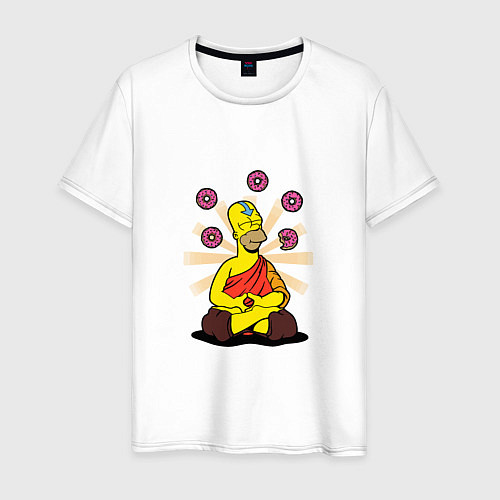 Мужская футболка Homer Relax / Белый – фото 1