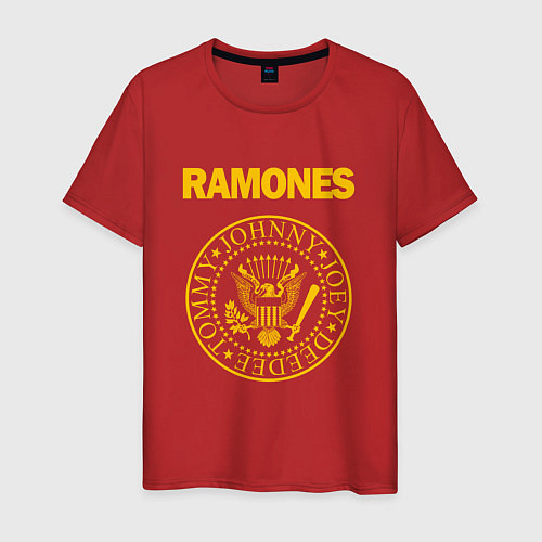 Мужская футболка Ramones / Красный – фото 1