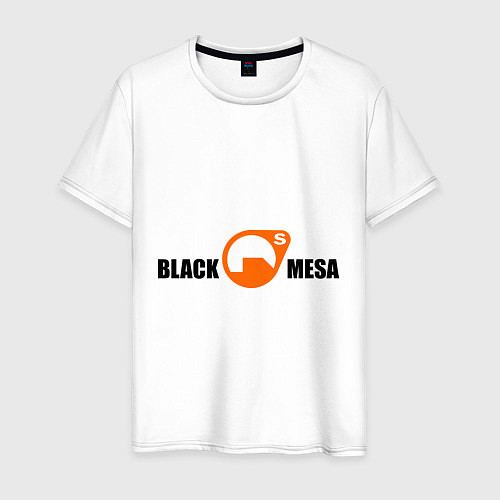 Мужская футболка Black Mesa: Logo / Белый – фото 1