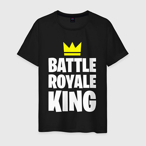 Мужская футболка Battle Royale King / Черный – фото 1