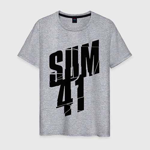 Мужская футболка Sum Forty One / Меланж – фото 1