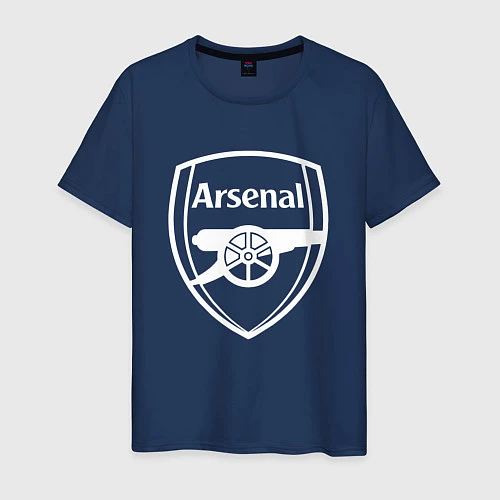 Мужская футболка FC Arsenal / Тёмно-синий – фото 1