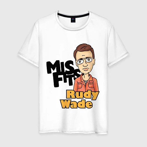 Мужская футболка Misfits: Rudy Wade / Белый – фото 1